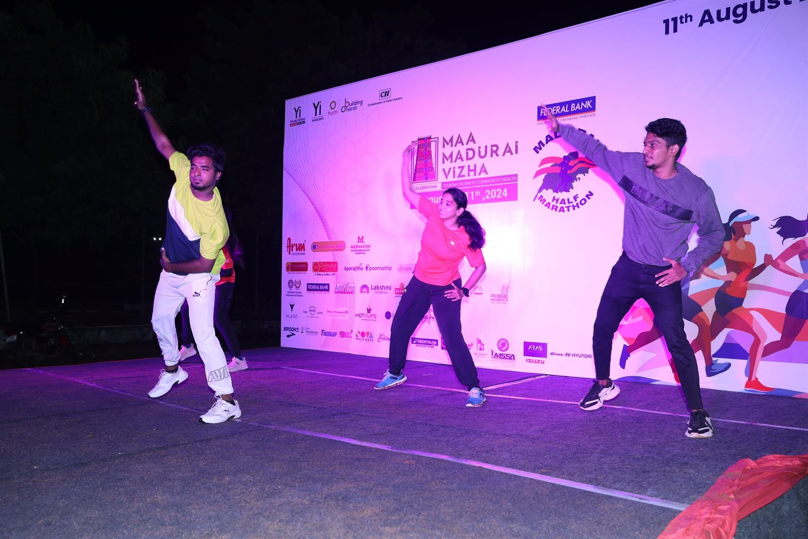 Event crowd and sports energy moment